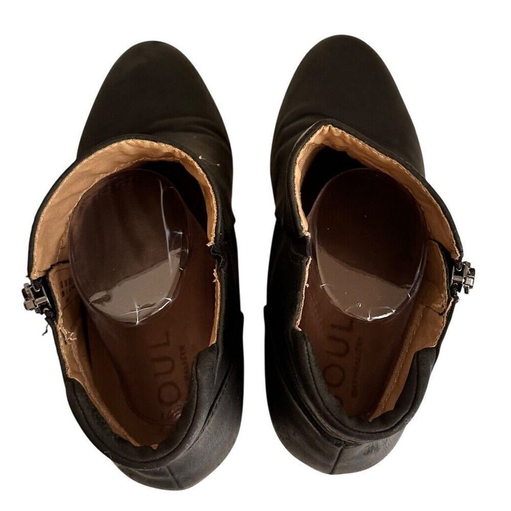 Soul Naturalizer Womens Size 10M Haley Black Wedge Boots Shoes Careerwear Witchy - Picture 12 of 16